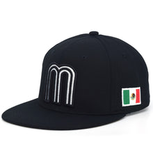 Load image into Gallery viewer, Mexico Snapback Hat JLGUSA 3D M Embroidery Mexico Baseball Cotton Cap NEW