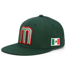 Load image into Gallery viewer, Mexico Snapback Hat JLGUSA 3D M Embroidery Mexico Baseball Cotton Cap NEW