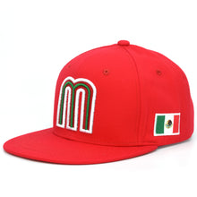 Load image into Gallery viewer, Mexico Snapback Hat JLGUSA 3D M Embroidery Mexico Baseball Cotton Cap NEW