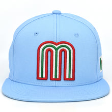 Load image into Gallery viewer, Mexico Snapback Hat JLGUSA 3D M Embroidery Mexico Baseball Cotton Cap NEW