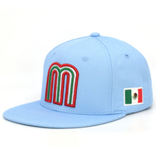 Load image into Gallery viewer, Mexico Snapback Hat JLGUSA 3D M Embroidery Mexico Baseball Cotton Cap NEW