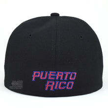 Load image into Gallery viewer, PR Fitted Two Tone Solid Caps Puerto Rico Embroidered hat Front Side Back NEW