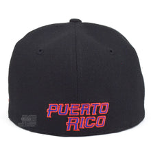 Load image into Gallery viewer, PR Fitted Two Tone Solid Caps Puerto Rico Embroidered hat Front Side Back NEW