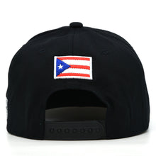 Load image into Gallery viewer, Puerto Rico Cotton Snap Back hat Flag 3D PR Flat Bill PR Baseball Cap PR Hat