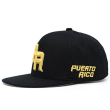 Load image into Gallery viewer, Puerto Rico Cotton Snap Back hat Flag 3D PR Flat Bill PR Baseball Cap PR Hat