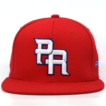 Load image into Gallery viewer, Puerto Rico Cotton Snap Back hat Flag 3D PR Flat Bill PR Baseball Cap PR Hat