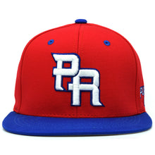 Load image into Gallery viewer, Puerto Rico Cotton Snap Back hat Flag 3D PR Flat Bill PR Baseball Cap PR Hat