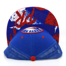 Load image into Gallery viewer, Puerto Rico Leader Hurricane Puerto Rico Flag PR Royal Red Snapback Hat Cap