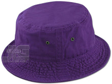 Load image into Gallery viewer, Classic Quality Bucket Hat 100% Cotton Size S/M ~ L/XL Summer Fisherman Hat Cap
