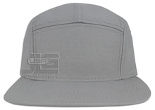 Load image into Gallery viewer, 5 Panel Cap Strap-back Adjustable Leather Strap Hat JLGUSA
