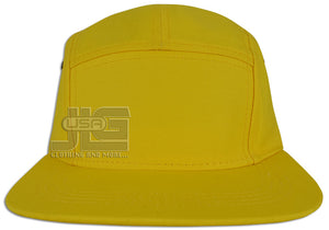 5 Panel Cap Strap-back Adjustable Leather Strap Hat JLGUSA