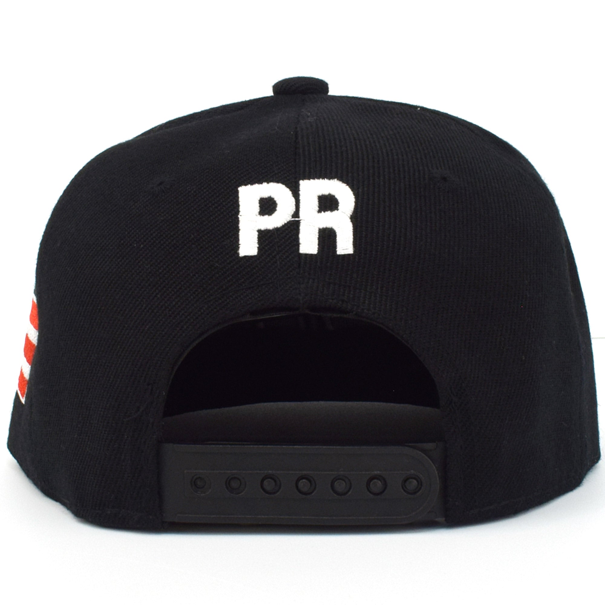Puerto Rico Snap Back Caps with Embroidery PR Logo