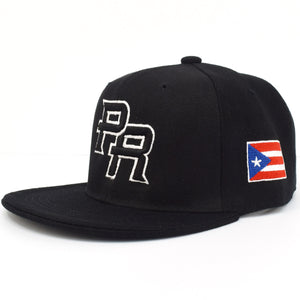 PR Kids Snapback Hats Junior Boys Puerto Rico Flag Embroidery Caps