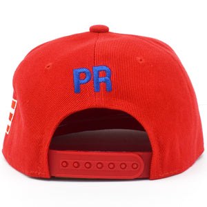 PR Kids Snapback Hats Junior Boys Puerto Rico Flag Embroidery Caps