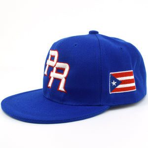 PR Kids Snapback Hats Junior Boys Puerto Rico Flag Embroidery Caps
