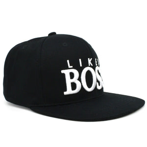Like a Boss New Embroidery Adjustable Snapback Hat Cap