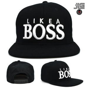 Like a Boss New Embroidery Adjustable Snapback Hat Cap